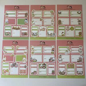 Hubman And Chubgirl Christmas Holiday Gift Tag Stickers Set